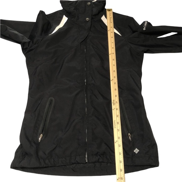 Columbia Black and White Omni-Tech Interchange Jacket Size XS Bugaboo - Picture 5 of 13